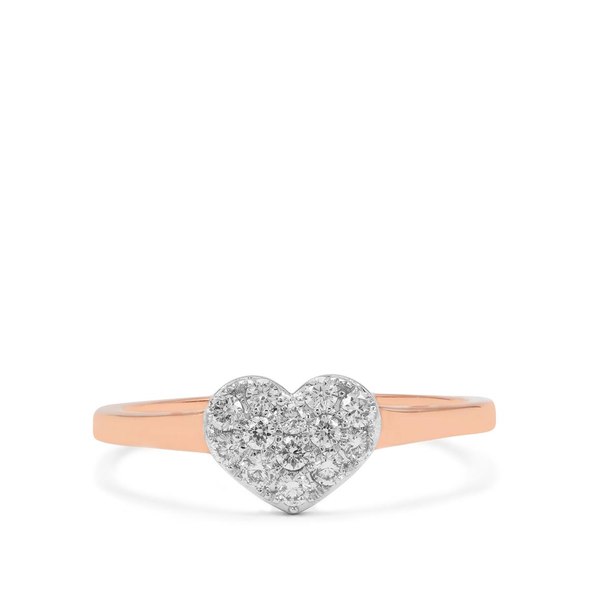 Ct Diamond K Rose Gold Tomas Rae Ring Gemporia