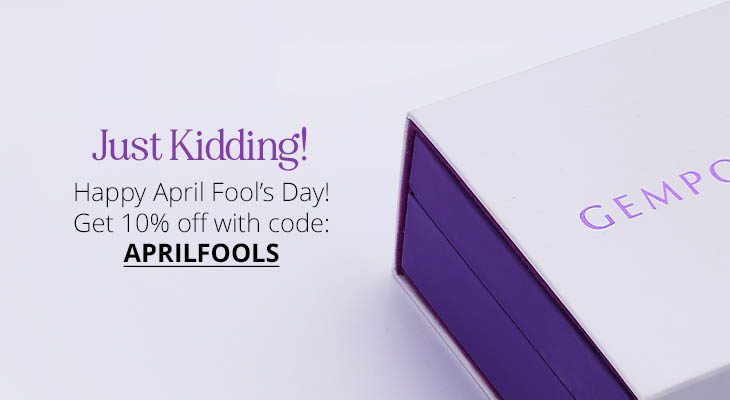 Just Kidding! April Fools Day Discount