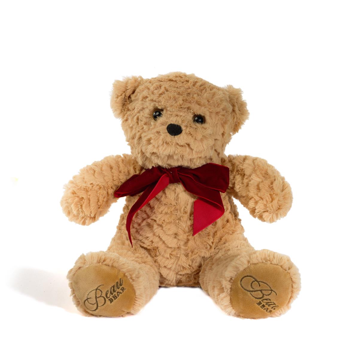 Kimbie 30cm 'Beau' The Bear With Garnet Heart Pendant | Gemporia