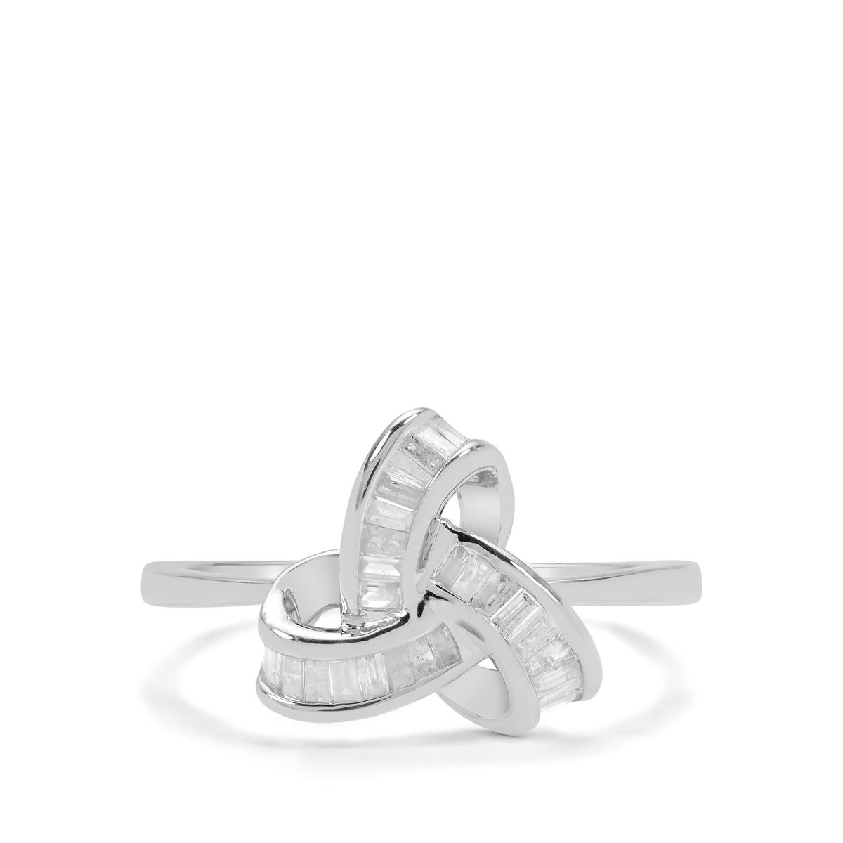 1/4cts Diamonds Sterling Silver Ring | Gemporia