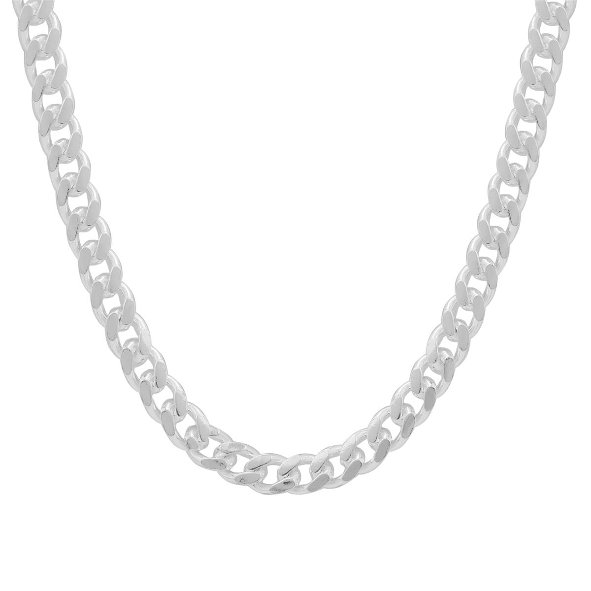 18 Sterling Silver Diamond Cut Broadway 