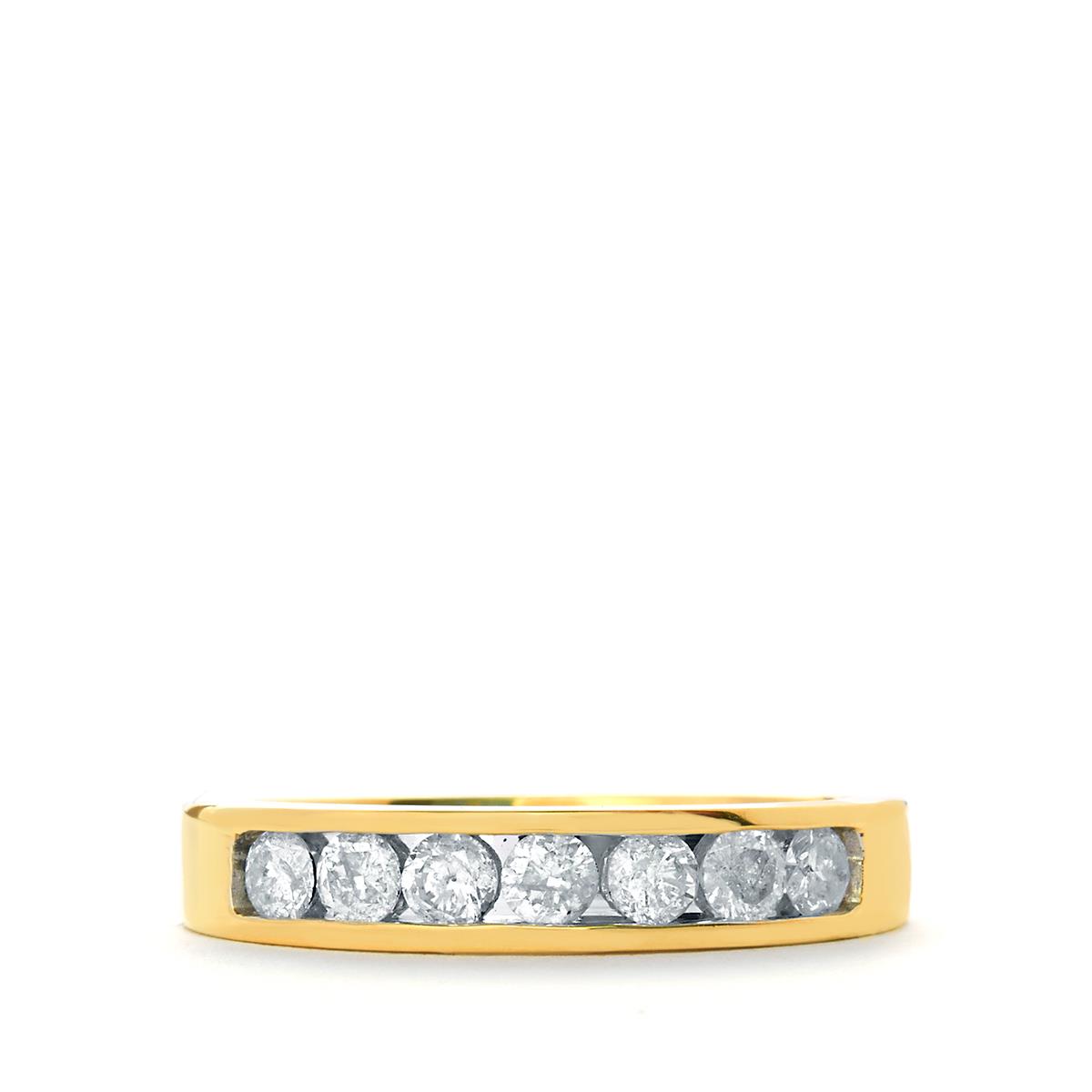 1/2ct Certified Diamond 9k Gold Ring | Gemporia