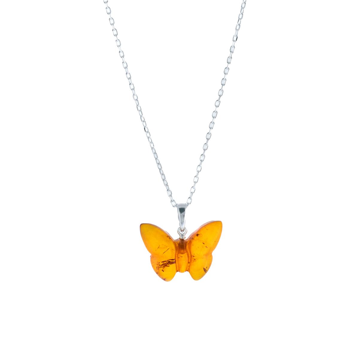 Amber Butterfly Pendants Amber Butterfly Pendants