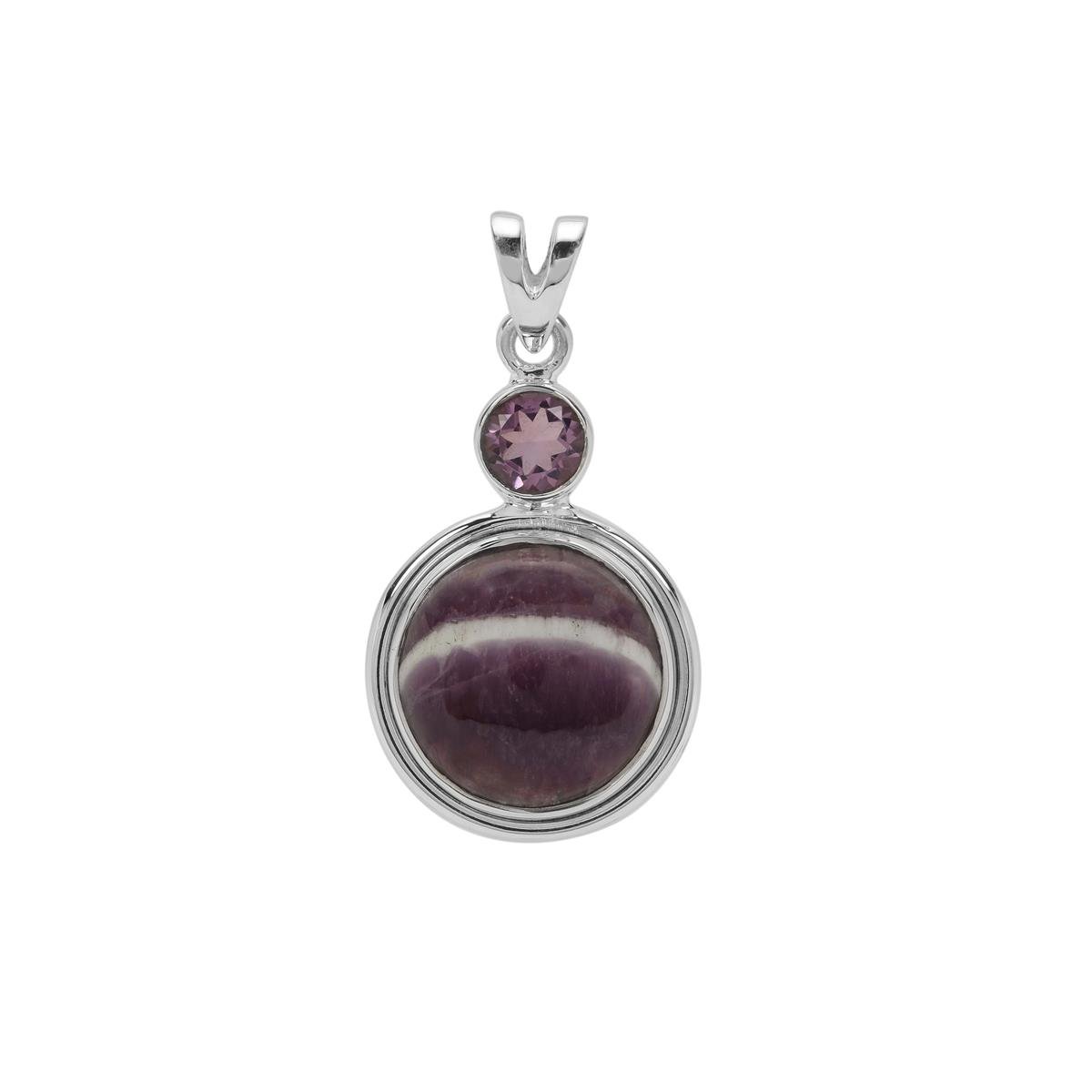 Auralite23 Pendant ATGW 12cts in Sterling Silver | Gemporia