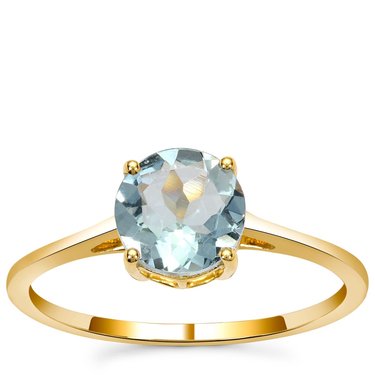 Aquamarine 9K Gold Ring | Gemporia