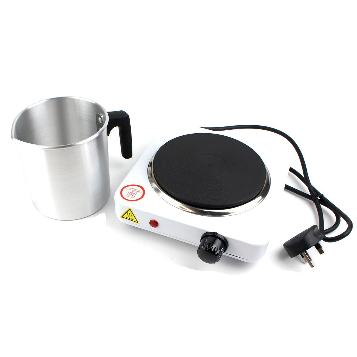 1000W Hot Plate & Wax Melting Jug (1.2L) Gemporia