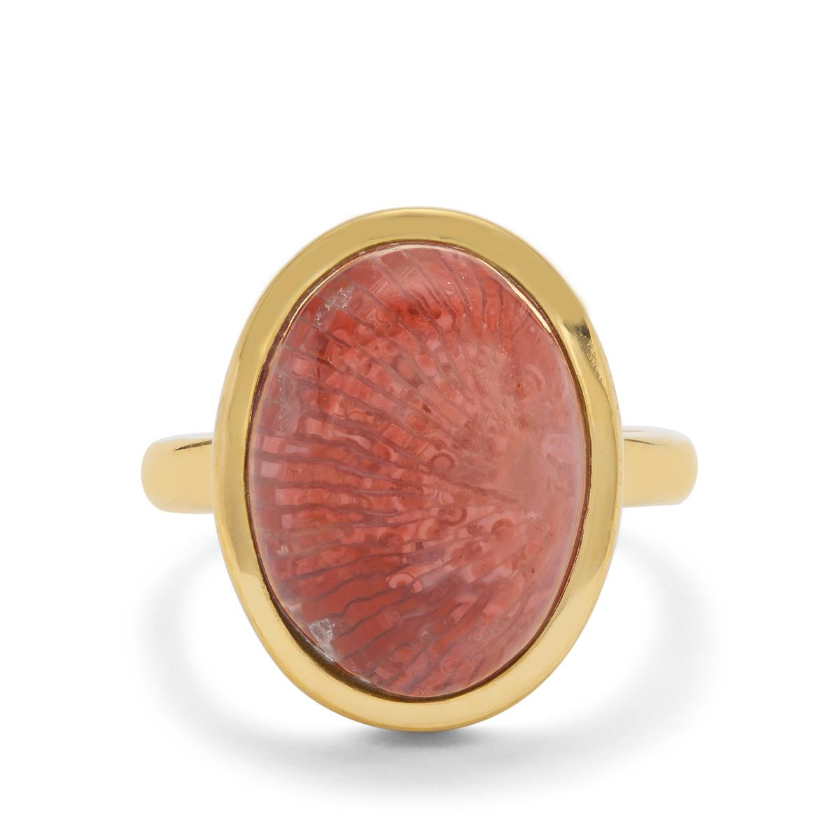 8ct Red Horn Coral Midas Aryonna Ring | Gemporia