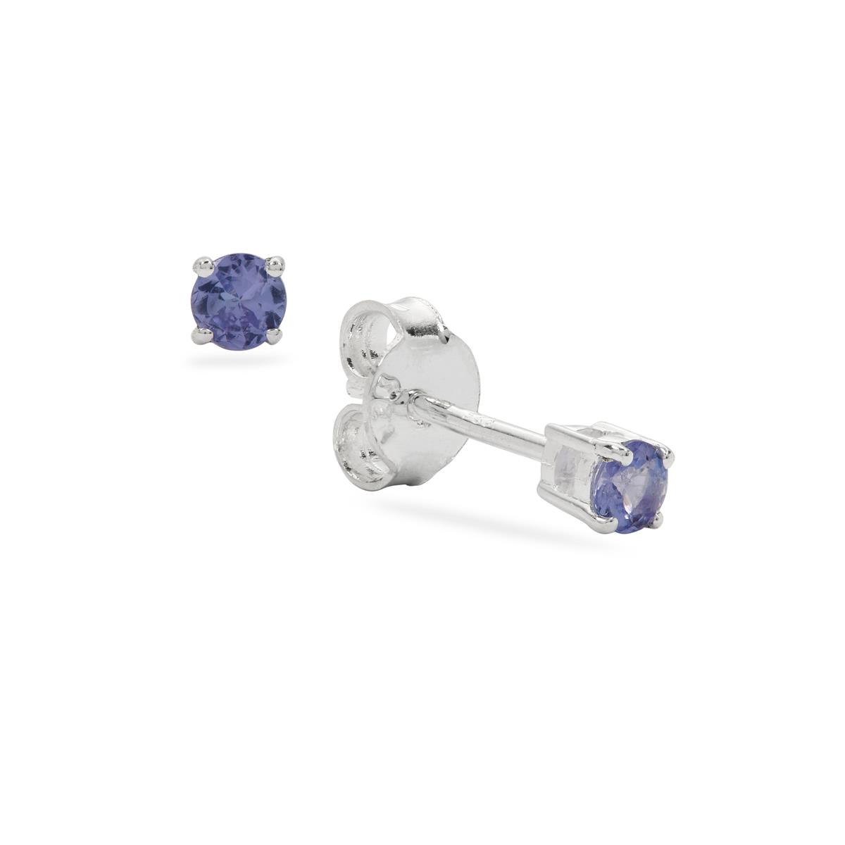 Sterling silver clearance tanzanite earrings