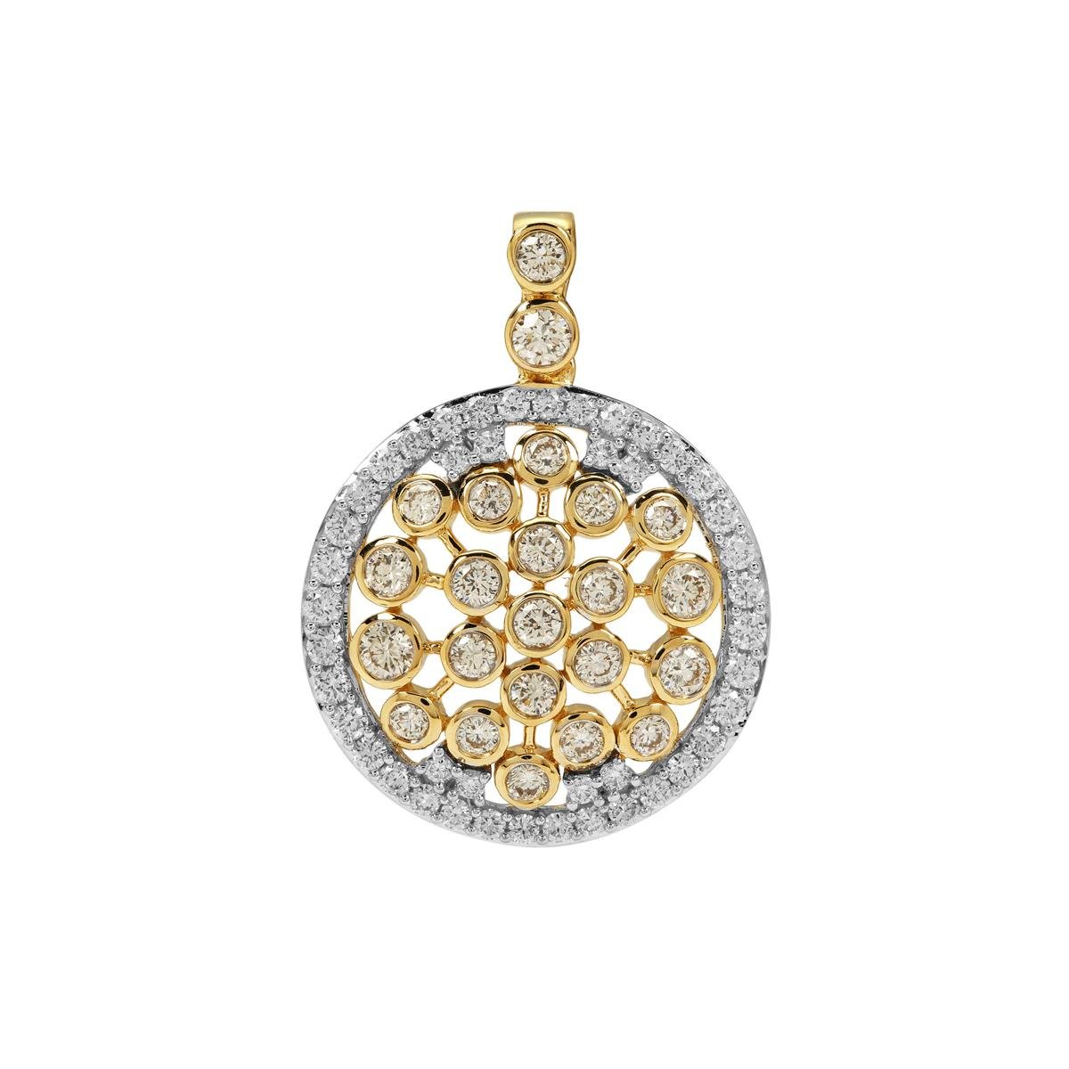 1.30ct Diamonds 9K Gold Tomas Rae Pendant | Gemporia