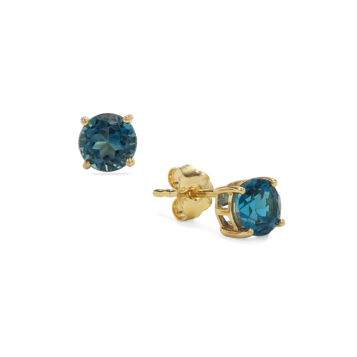 Luna Earrings Golden Brown Topaz