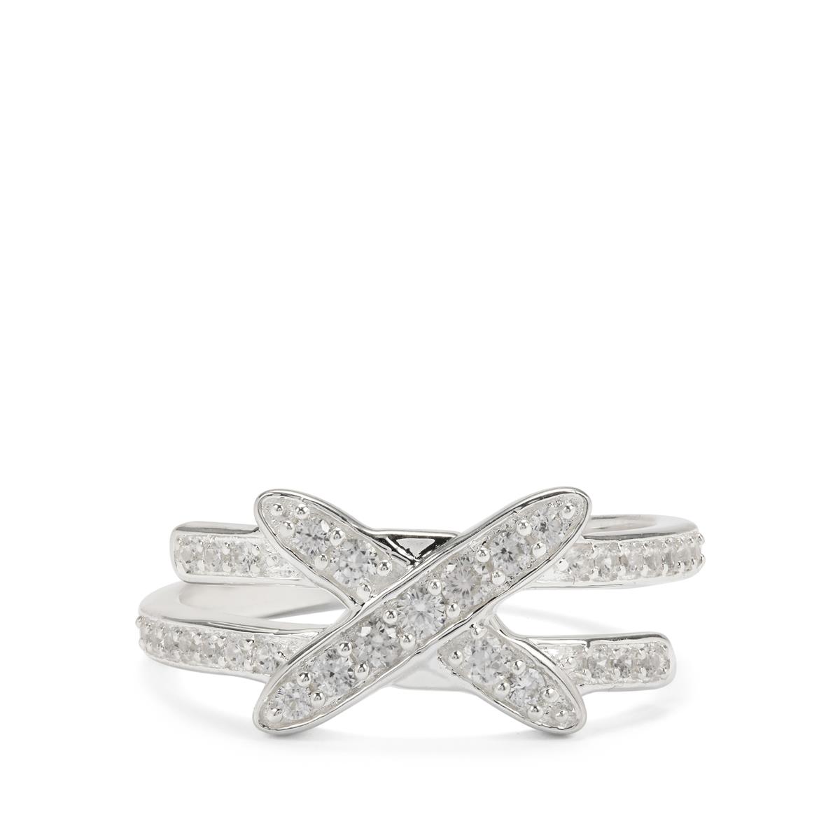 Elegant Ring with White Zirconia main image 1