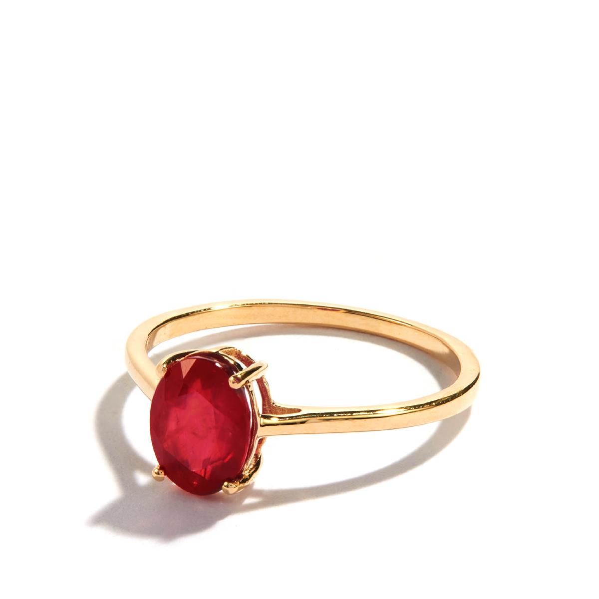 Ruby 9K Gold Ring | Gemporia
