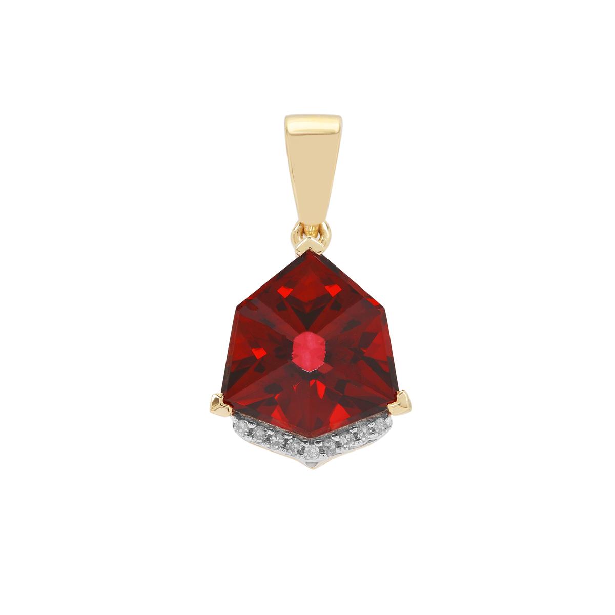 red topaz pendant