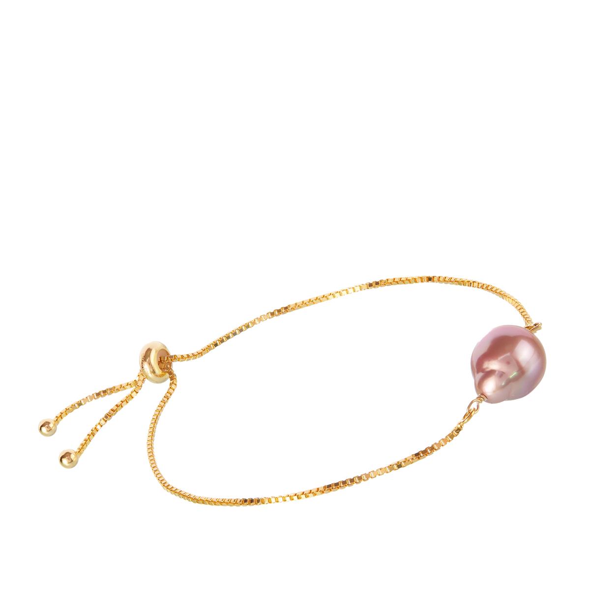 Precious Metal-Plated Sterling Silver Pavé Logo Slider Bracelet In GOLD | Michael Kors [GB - Foto 11