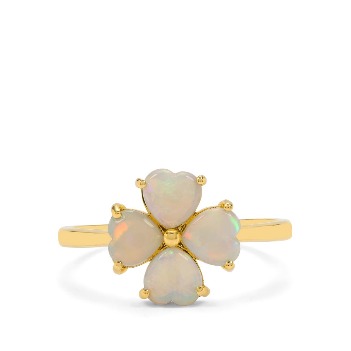 1ct Coober Pedy Opal 9K Gold Ring | Gemporia