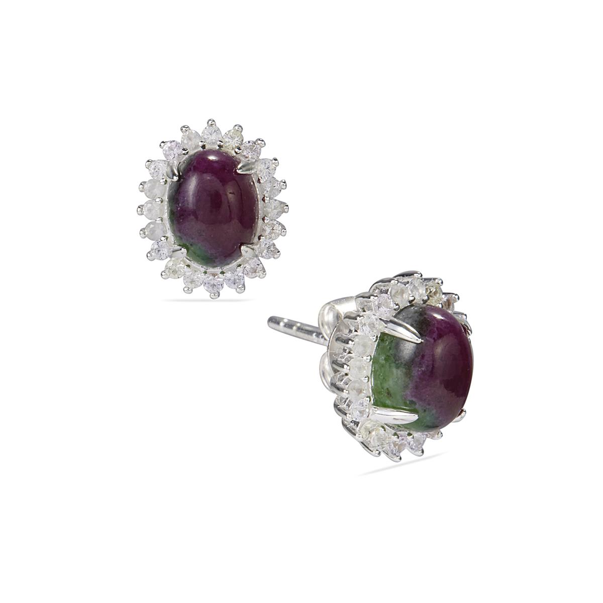 Kashi Semiprecious Stone Earrings – Ruby Ziosite main image 0
