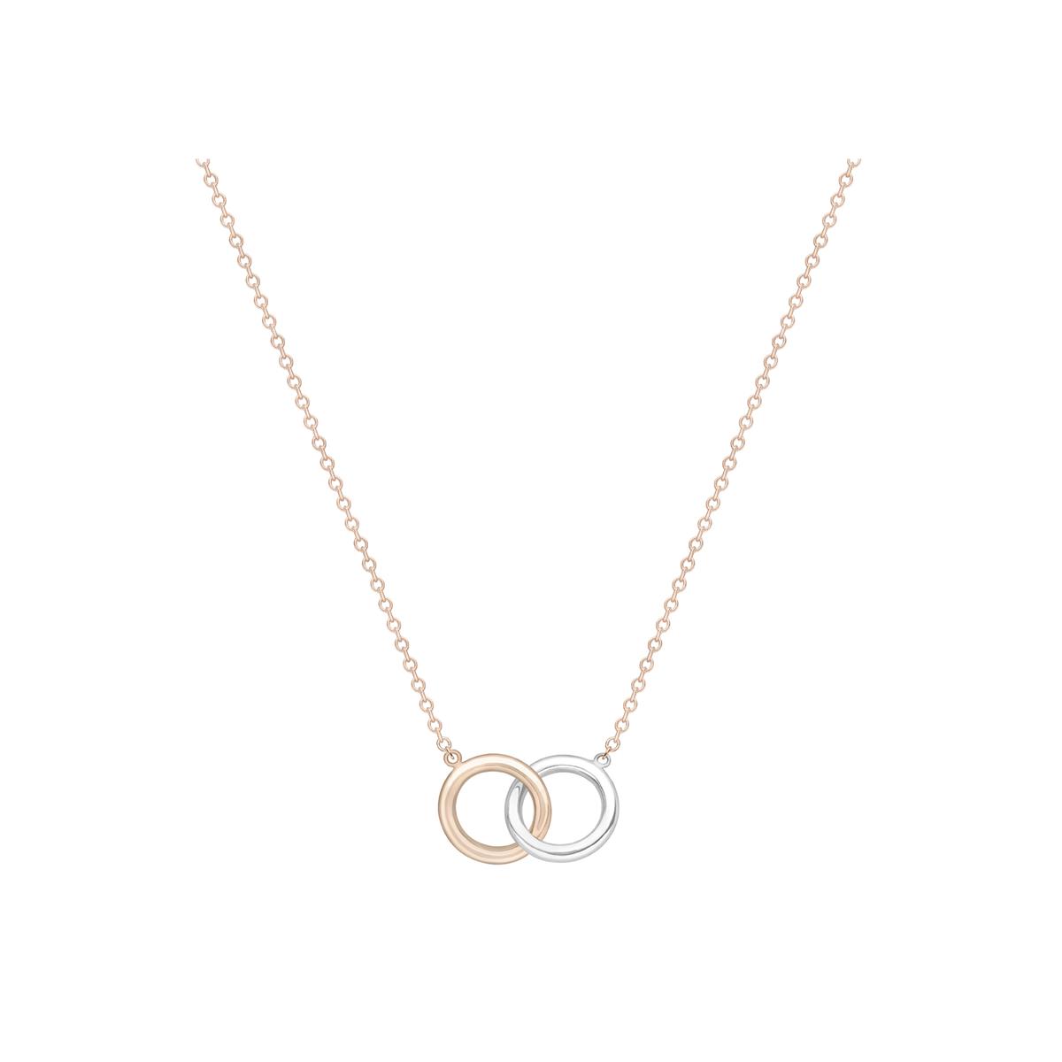 Two Tone Eternity Necklace