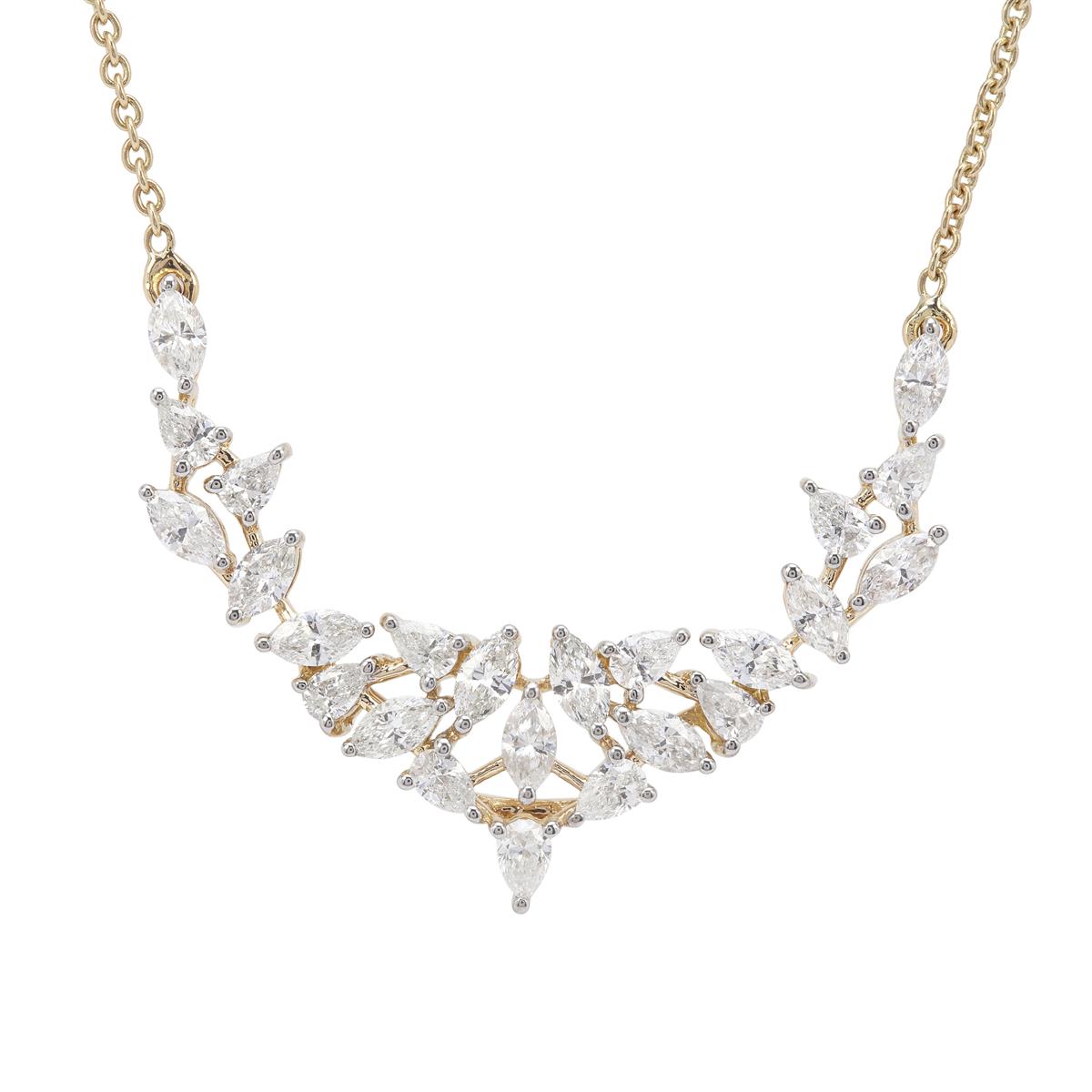 1.46ct Diamond 18K Gold Lorique Necklace Gemporia