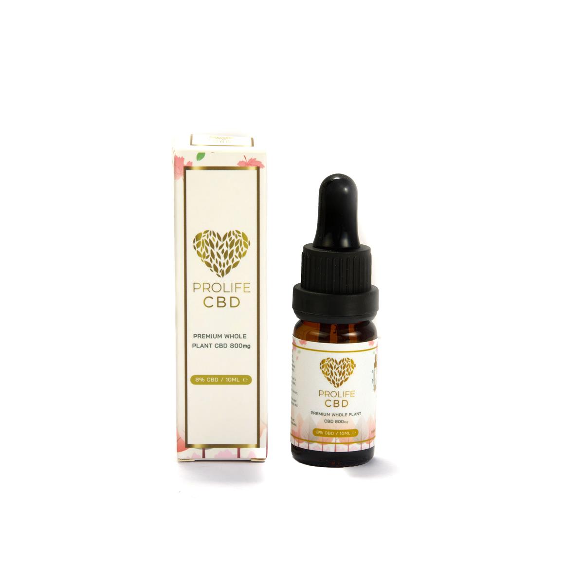 8 Prolife CBD with MCT Coconut Oil 10ml (800mg) Gemporia