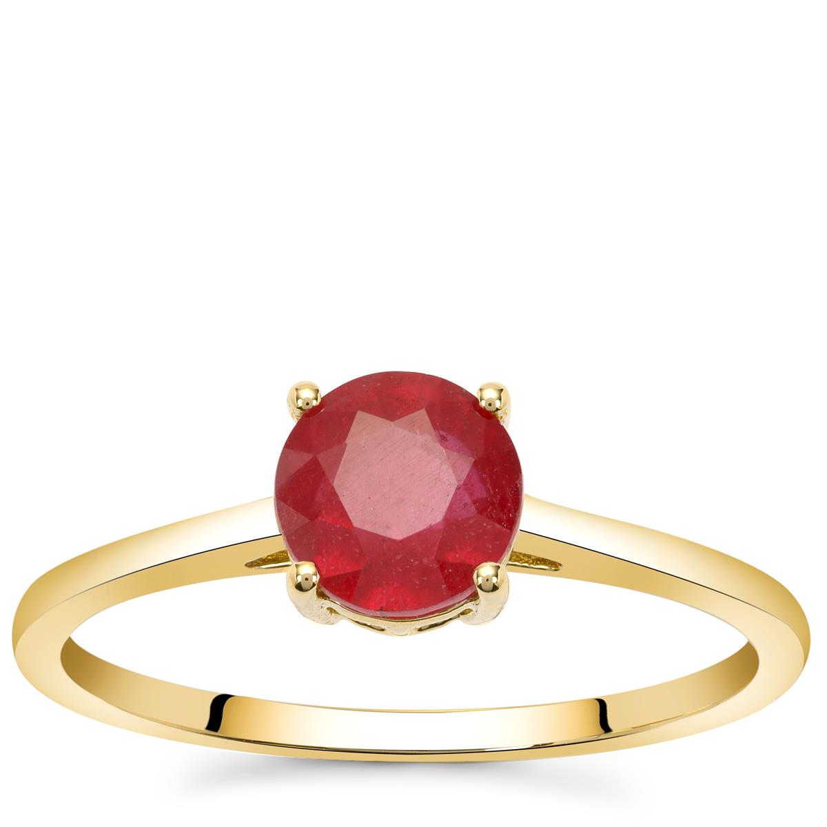 Ruby 9K Gold Ring Gemporia
