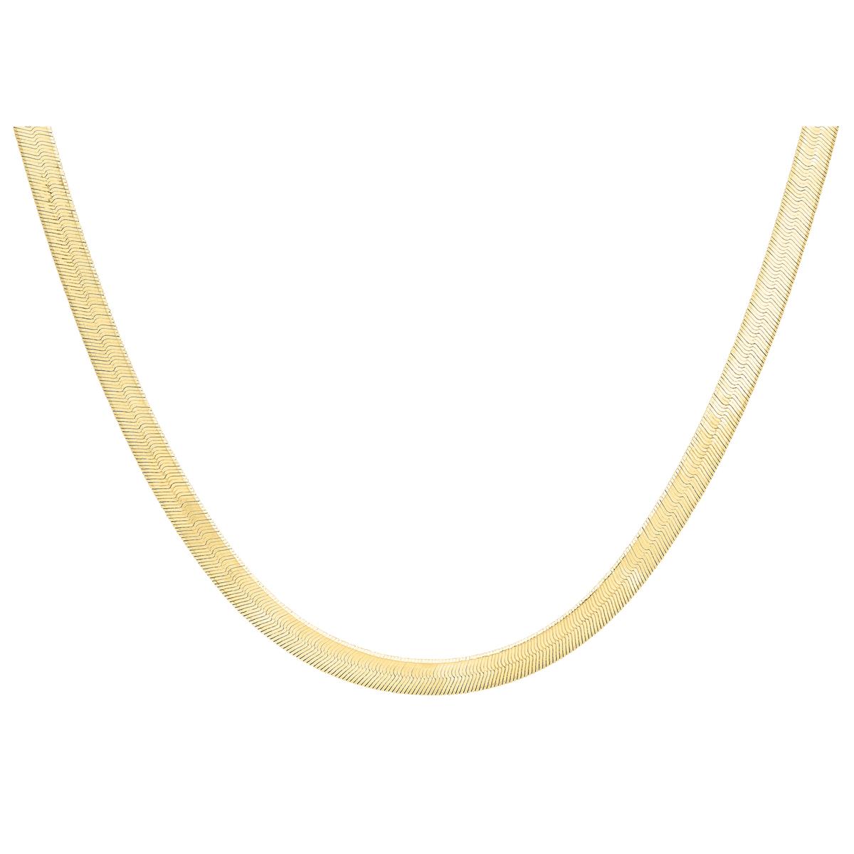 Herringbone Chain in 9K Gold 41cm/16' | Gemporia