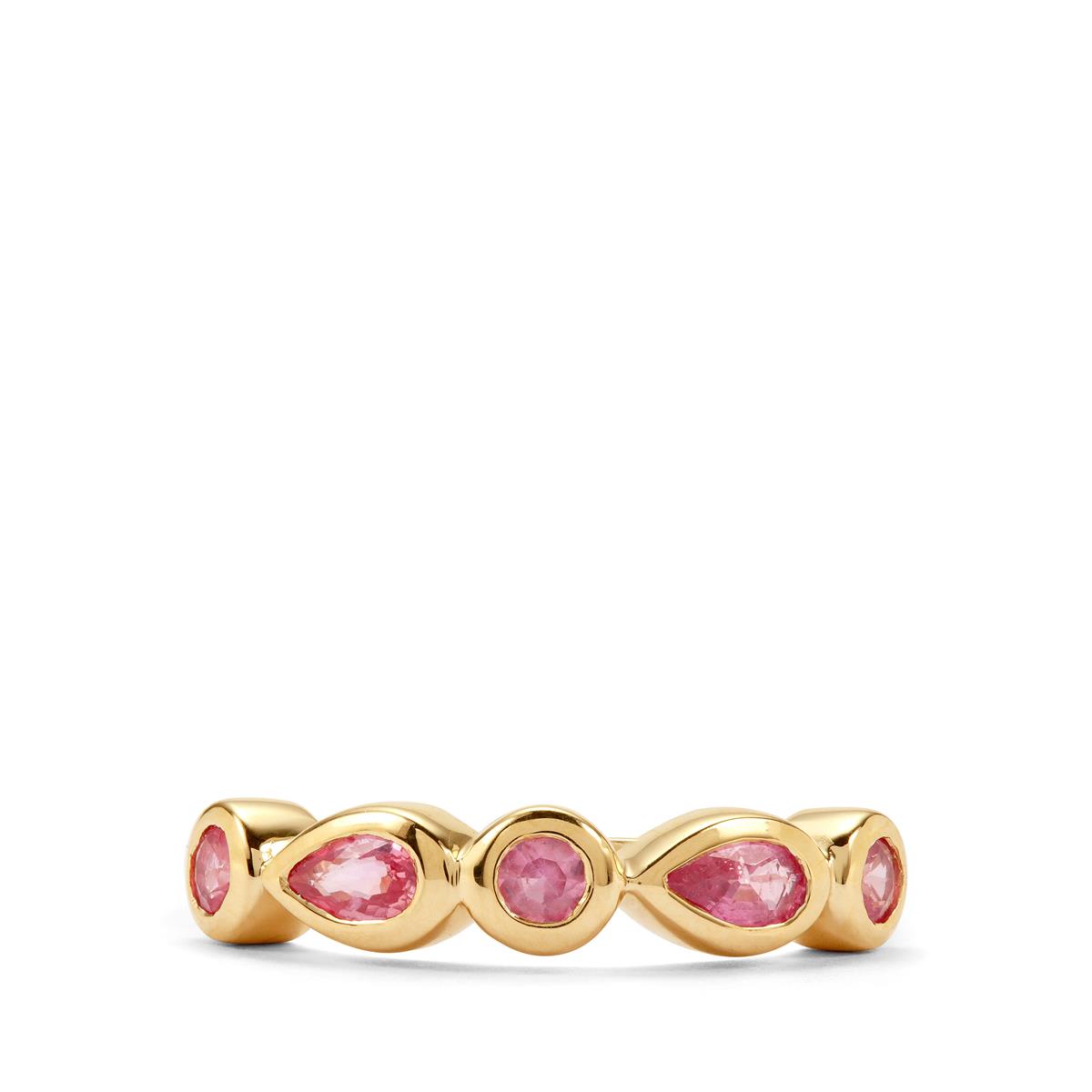 Montepuez Jedi Pink Sapphire Ring in 9K Gold 0.90ct | Gemporia