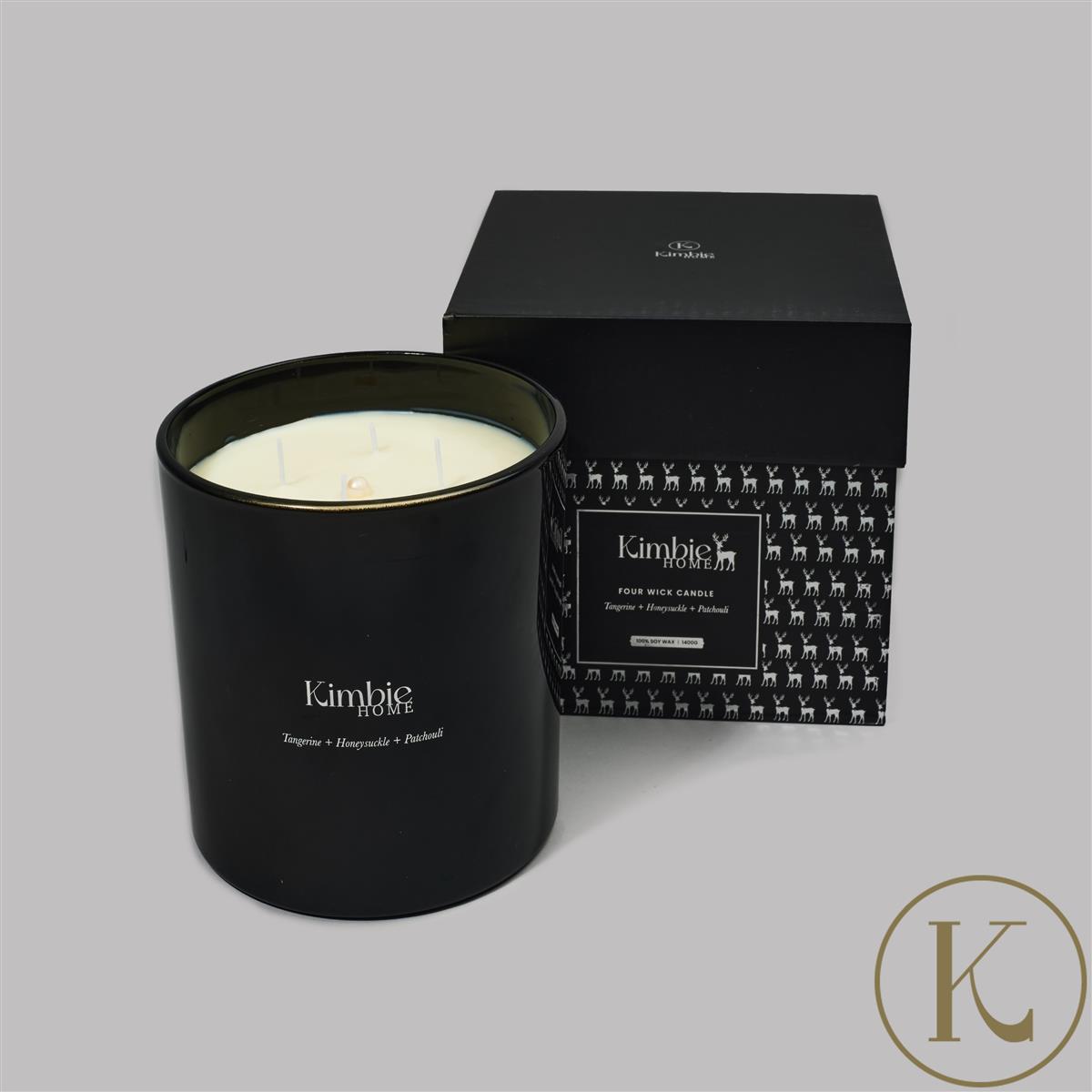 Christmas Wishes by Kimbie Home 4 Wick Candle 1.4kg Gemporia