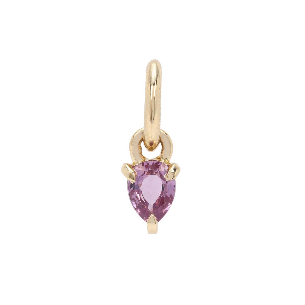 0.25ct Sakaraha Pink Sapphire 9K Gold Pendant | Gemporia