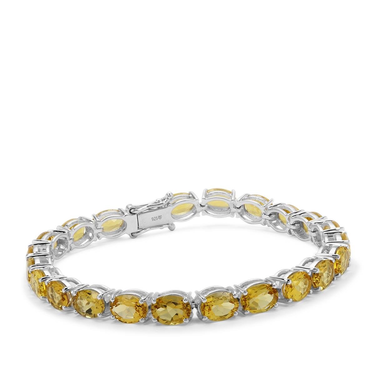 23.53ct Xia Heliodor Sterling Silver Bracelet | Gemporia