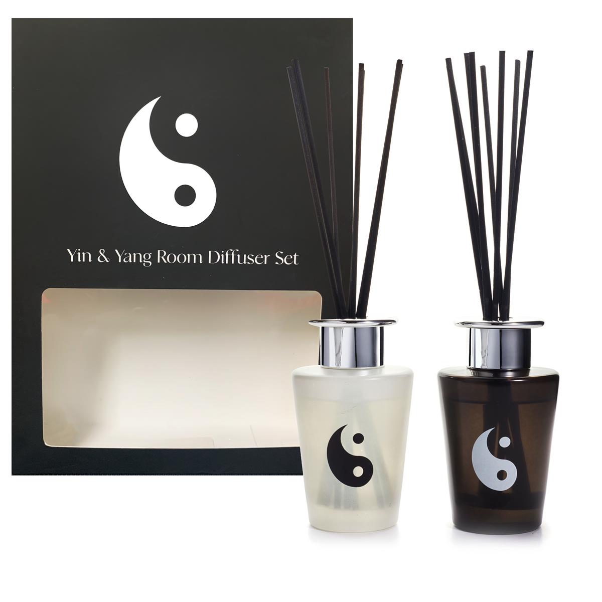 Gem Auras Yin & Yang Room Diffuser Gift Set with Gemstones ATGW 40cts