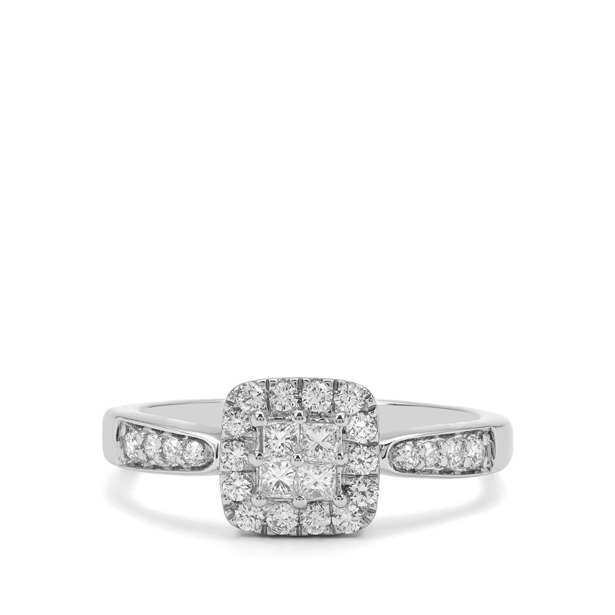 1/2ct Diamond Platinum 950 Ring | Gemporia