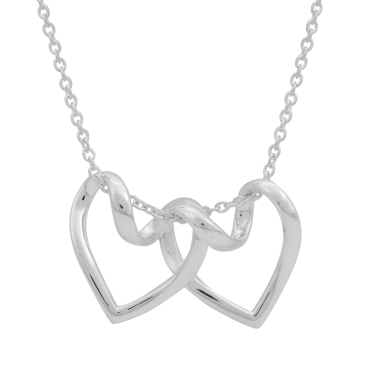 Sterling Silver Heart Pendant Necklace | Gemporia