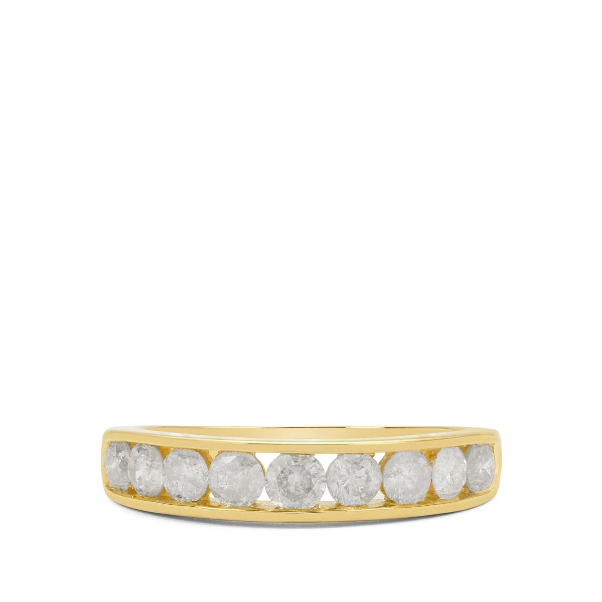 Diamond Ring in 9K Gold 1cts | Gemporia