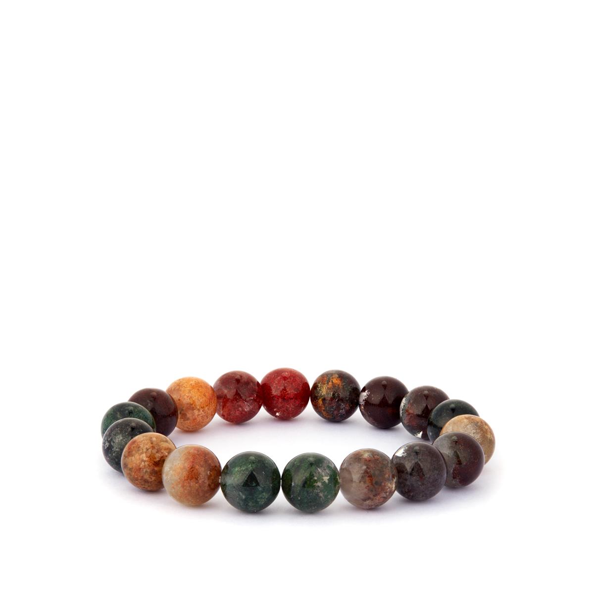 Multi Colored Quartz Beaded Adjustable Bracelet