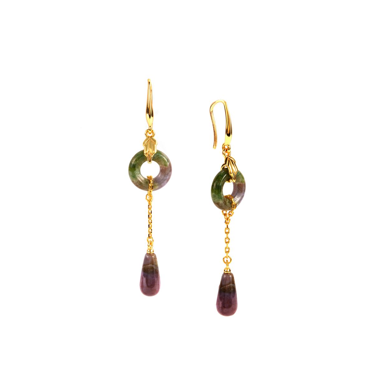 GC Bicolor Silver Earrings main image 1