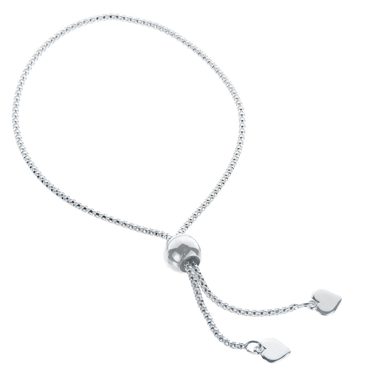 Sterling Silver Chain Link Latest Fashion Slider Bracelet