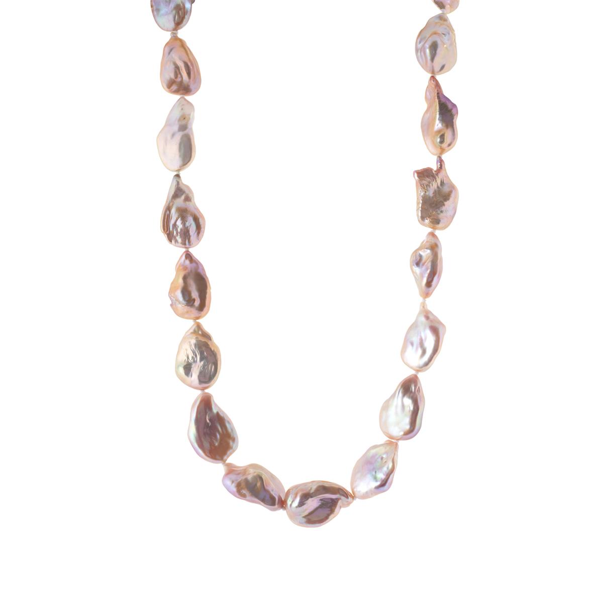 Perlaviva 16mm Baroque Cultured Pearl & Gemstone Bead Necklace main image 0