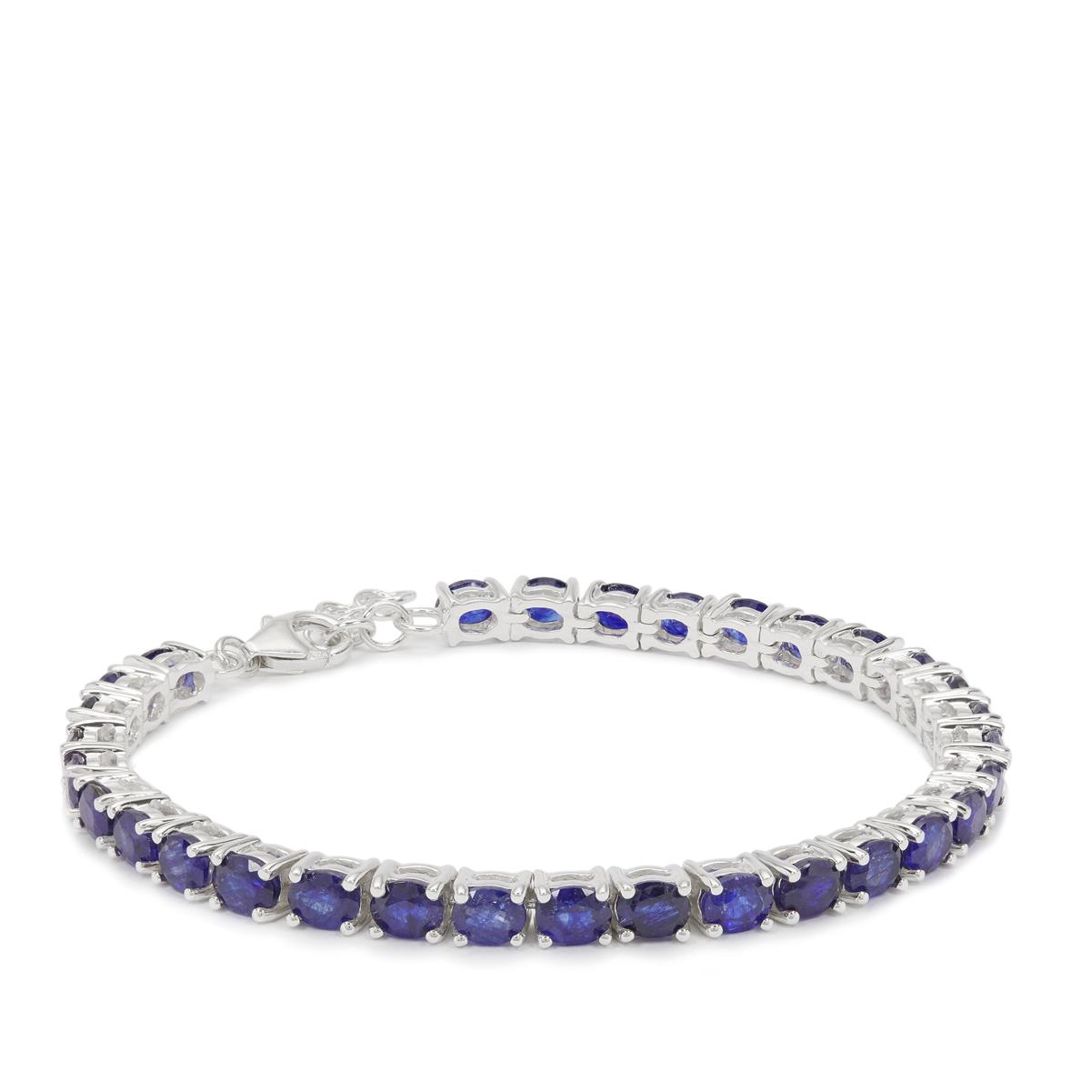 sterling silver and sapphire bracelet