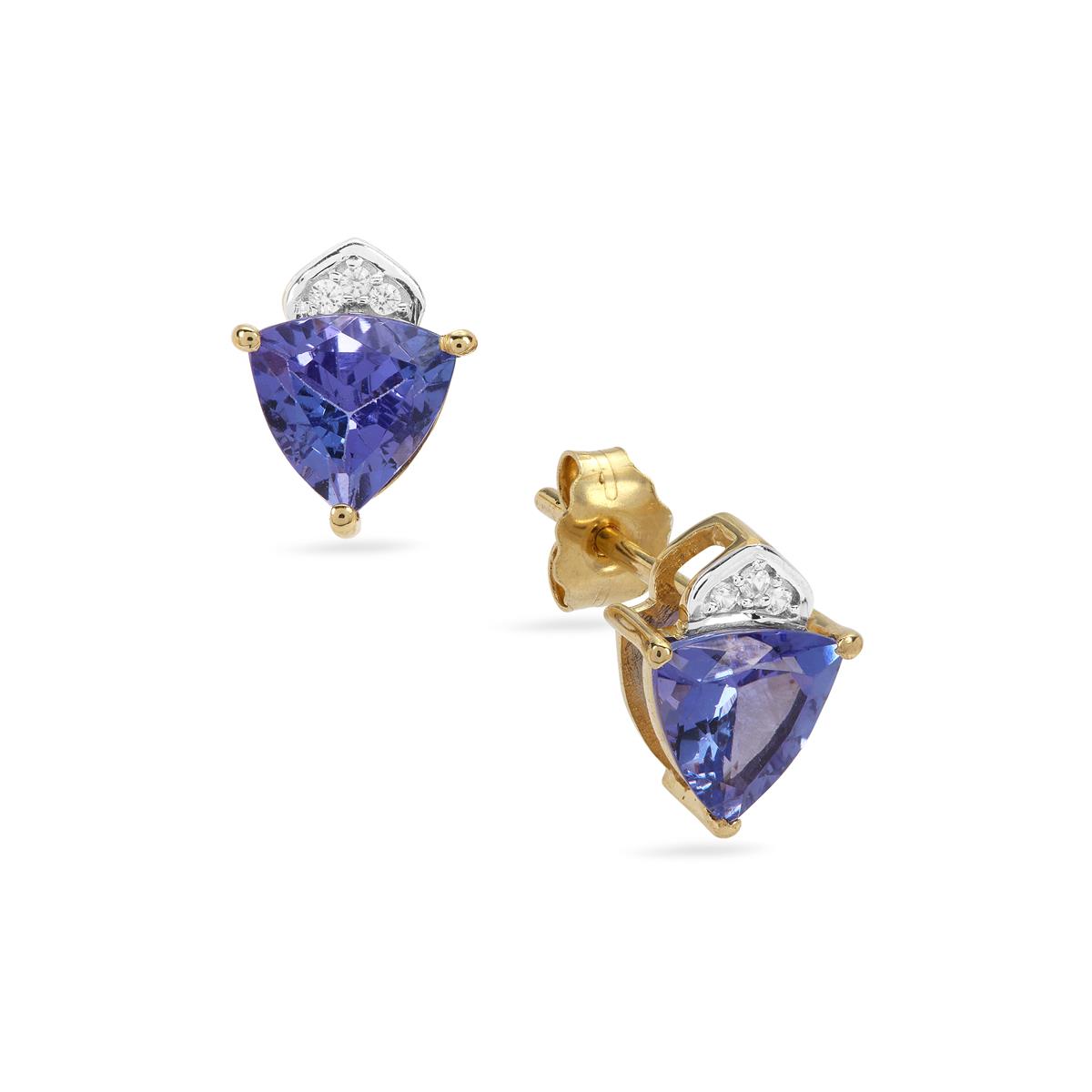 Buy Tanzanite and Diamond Earrings, White Gold Tanzanite Earrings, Tanzanite  Halo Earrings, Anniversary Gift, Tanzanite Jewelry 9QW6QQ76 Online in India  - Etsy