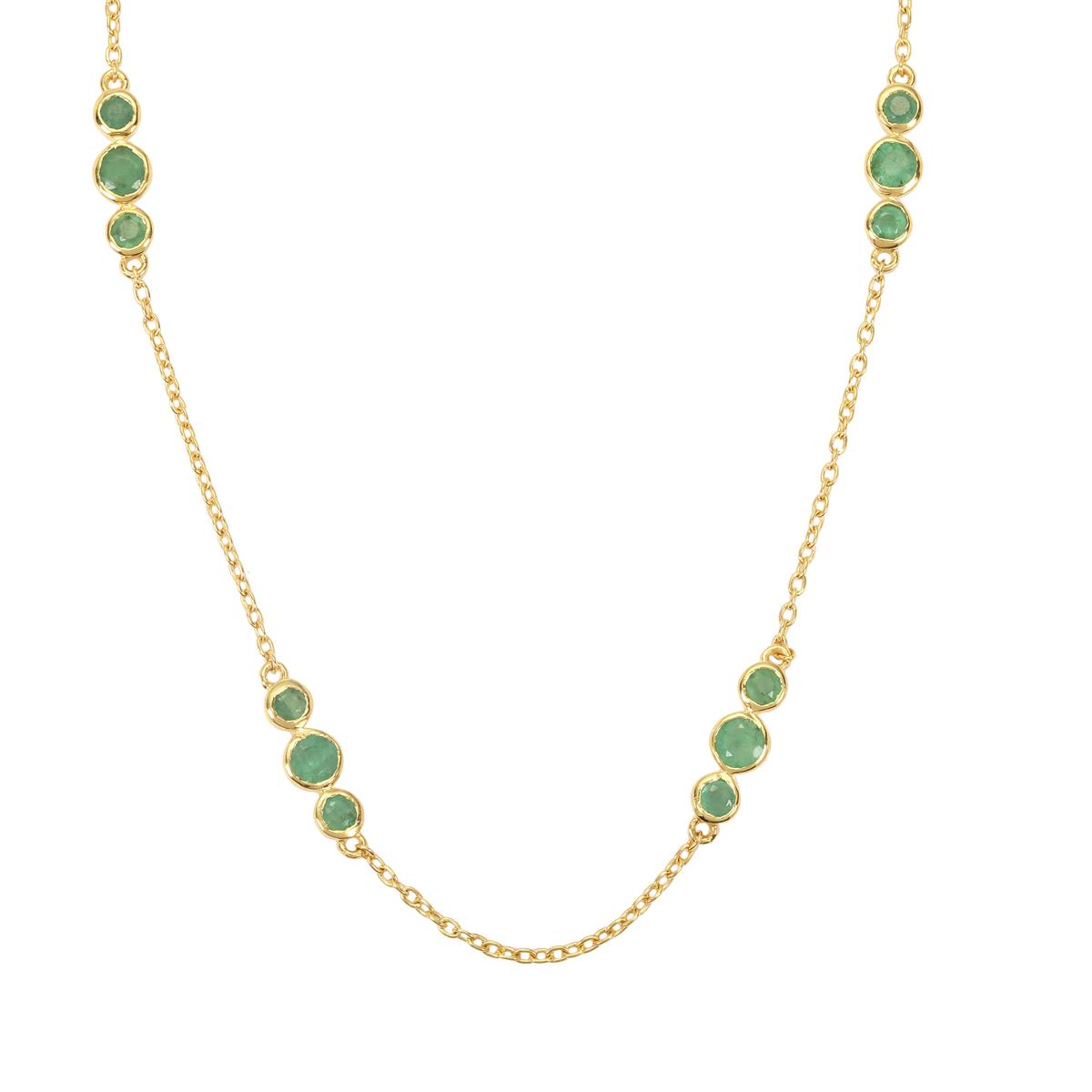 2.50ct Sakota Emerald Midas Necklace | Gemporia