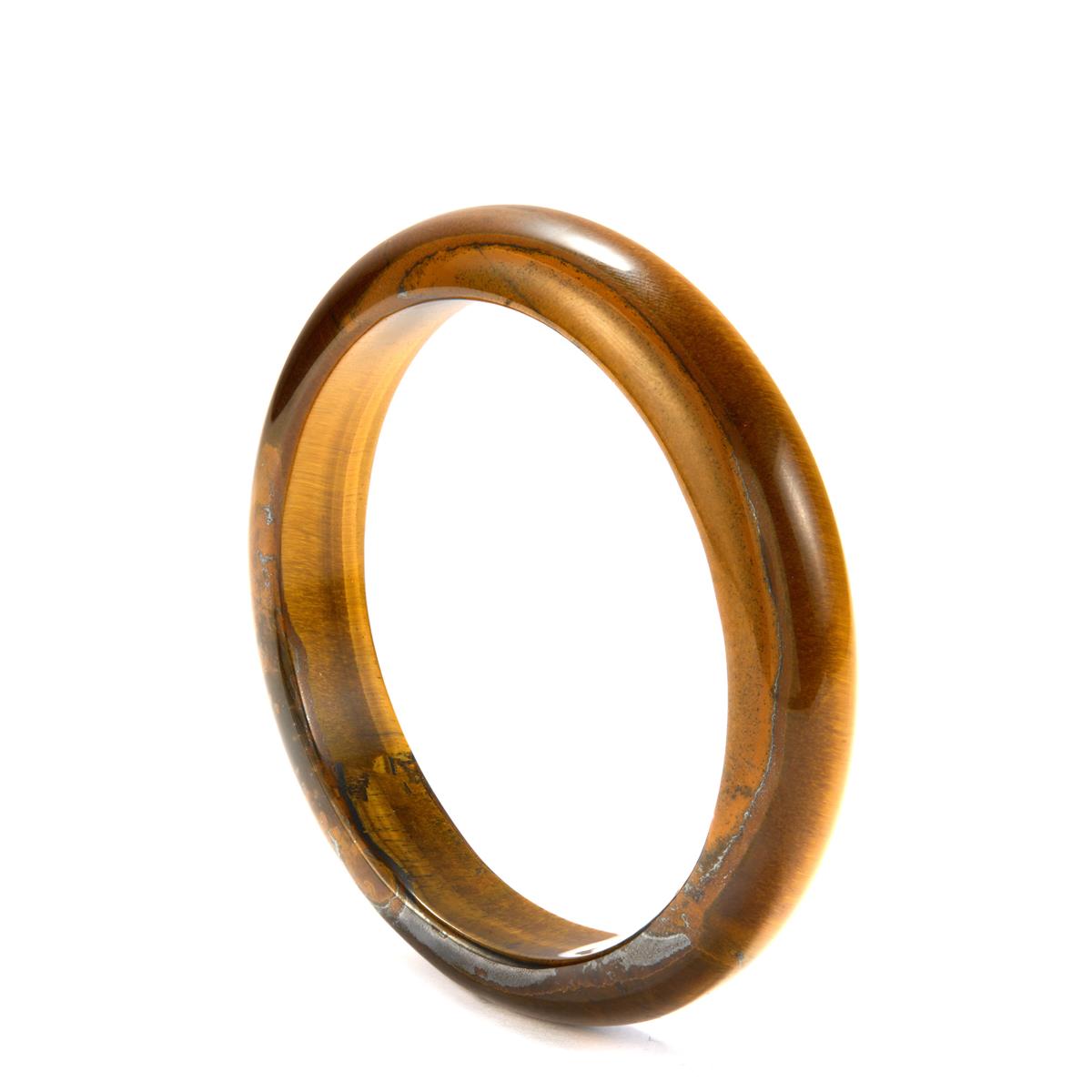 Lucas Jack Tiger Eye Bangle - Black