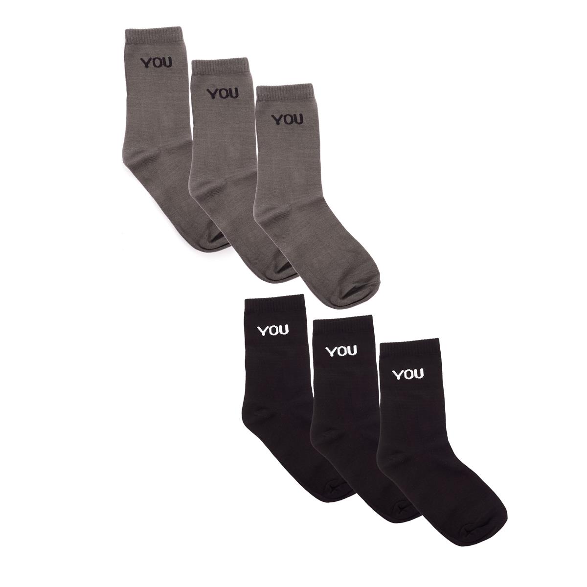 Youbamboo Men's UltraSoft Crew Socks Gemporia