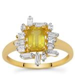 Gemporia yellow sapphire on sale ring