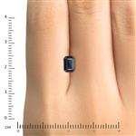 ★送料・関税込★TATIANA★Blue Sapphire Emerald Bezel Rin.g★ ☆人気☆【TATIANA】☆Blue Sapphire Emerald Bezel Rin.g