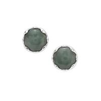 Burmese Jade Earrings in Sterling Silver 8.48cts