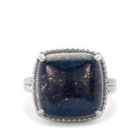 Lapis Lazuli Ring in Sterling Silver 12.21cts