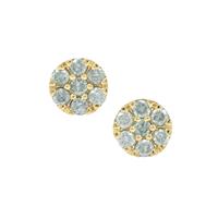 Blue Lagoon Diamond Earrings in 9K Gold 0.50ct