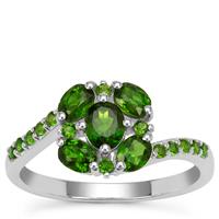 Chrome Diopside Ring in Sterling Silver 1.20cts