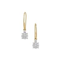 Canadian Diamonds Earrings in 9K Gold 0.26ct