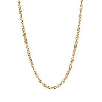 24" 9K Gold Classico Twisted Curb Chain 4.40g